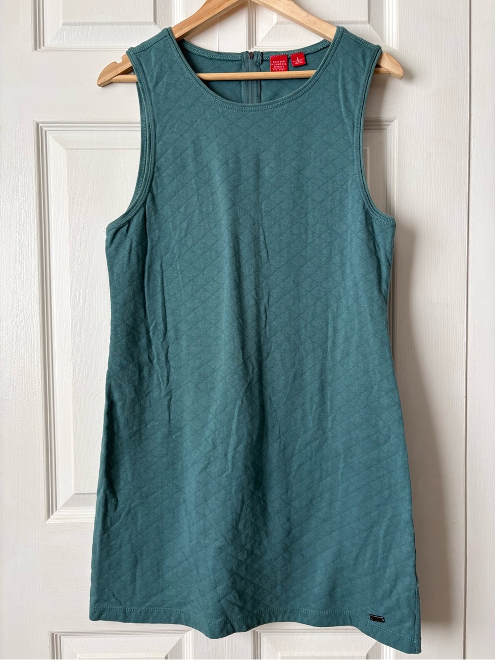 Eastern Mountain Sports Teal Quilted Sleeveless Dress